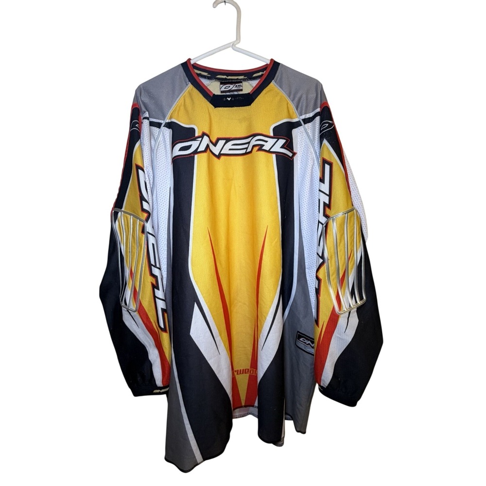 Vintage Oneal O'NEAL‎ MX Air wear BMX MX Motocross XXL Jersey Reinforced Elbow
